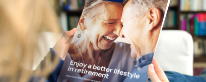 Reverse Mortgage insights guide with the title: Enjoy a better lifestyle in retirement